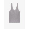 Noha viscose and metallized fibre tank top