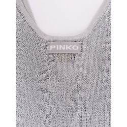 Noha viscose and metallized fibre tank top