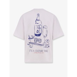 Organic cotton T-shirt with logo print