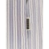 Striped cotton blend shirt