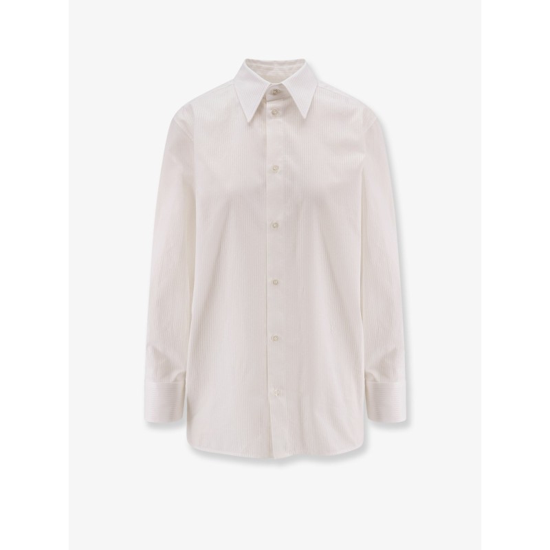 Certified cotton shirt with Cassandre embroidery
