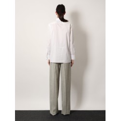 Certified cotton shirt with Cassandre embroidery