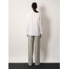 Certified cotton shirt with Cassandre embroidery