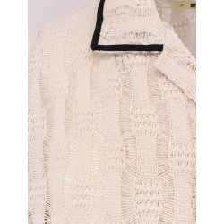 WB Sunny Granny perforated knit shirt