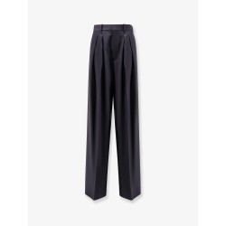 Certified wool trousers with wide leg
