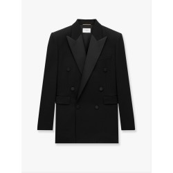 Certified wool Tuxedo Blazer with silk lining