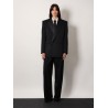 Certified wool Tuxedo Blazer with silk lining