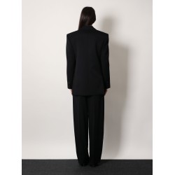 Certified wool Tuxedo Blazer with silk lining