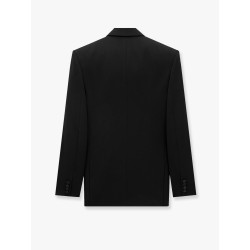 Certified wool Tuxedo Blazer with silk lining