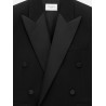 Certified wool Tuxedo Blazer with silk lining