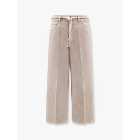 Lyna regenerative cotton jeans with Logo tag