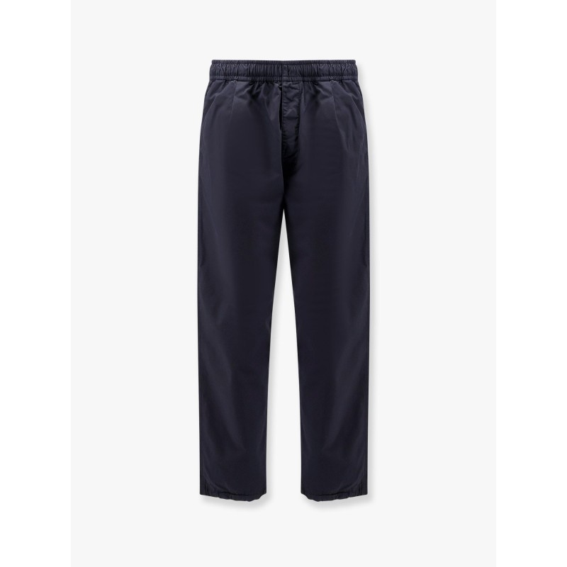 Organic cotton cargo trousers with logo embroidery