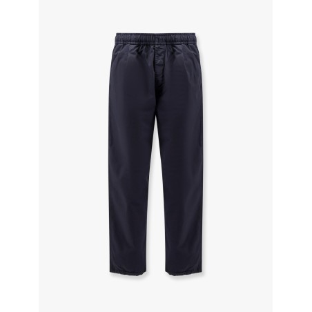 Organic cotton cargo trousers with logo embroidery