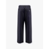 Organic cotton cargo trousers with logo embroidery