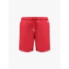 Lighting Pantone nylon swim trunks with logo patch