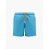 Lighting Pantone polyester swim trunks with Logo patch