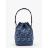 Mon Tresor FF jacquard fabric bucket bag