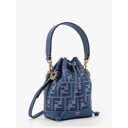 Mon Tresor FF jacquard fabric bucket bag