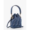 Mon Tresor FF jacquard fabric bucket bag