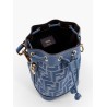 Mon Tresor FF jacquard fabric bucket bag