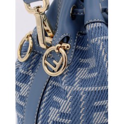 Mon Tresor FF jacquard fabric bucket bag