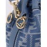 Mon Tresor FF jacquard fabric bucket bag