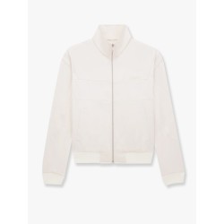 Satin jacket with Saint Laurent embroidery