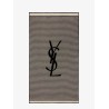 Cetrified cotton striped beach towel