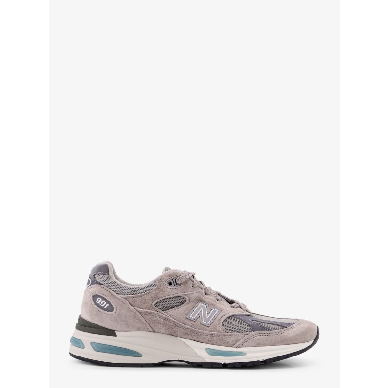 991 V2 Mesh and suede low-top sneakers