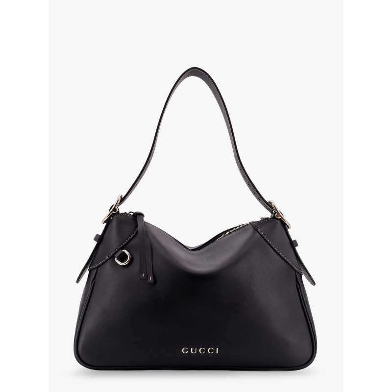 GG Emblem leather shoulder bag