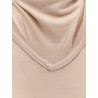 Silk top with Foulard detail