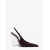 Miller 110 patent leather slingback décolleté