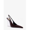 Miller 110 patent leather slingback décolleté