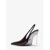 Miller 110 patent leather slingback décolleté