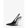 Miller 110 patent leather slingback décolleté