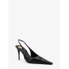 Babylone 80 leather slingback décolleté