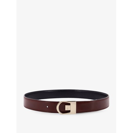 Reversible leather belt