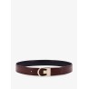 Reversible leather belt
