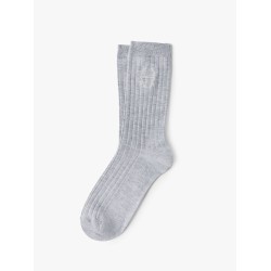 Cotton logoed socks