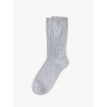 Cotton logoed socks