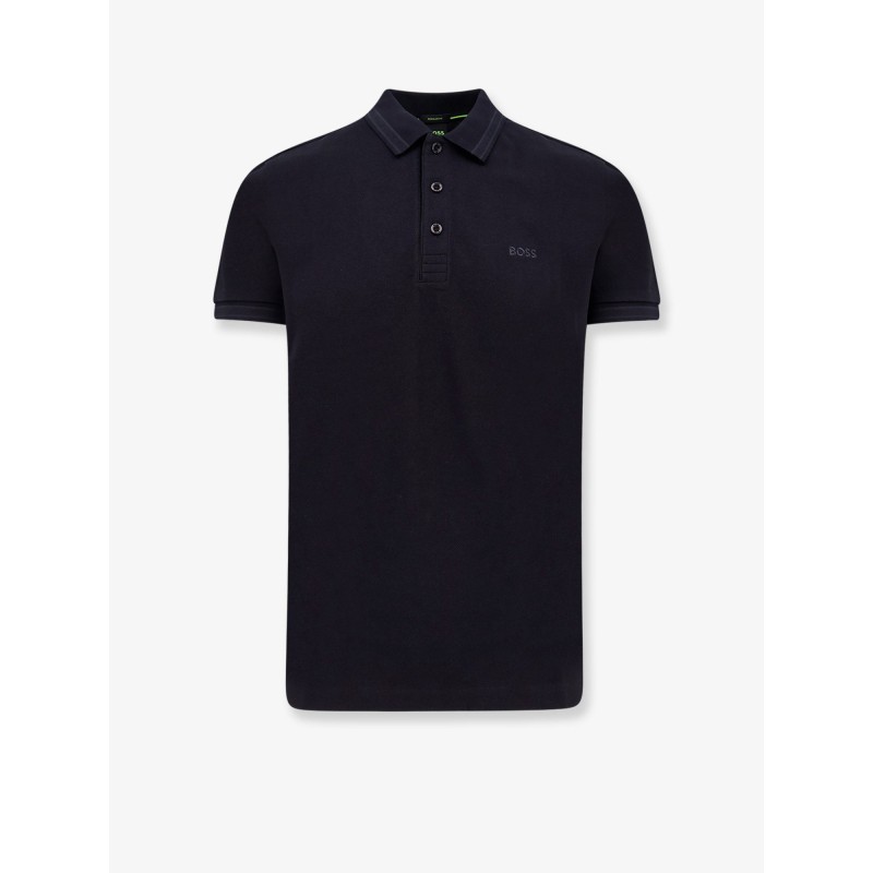 Paddy Better Boss cotton polo shirt with embroidered profiles