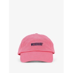 Cotton baseball hat with embroidered logo