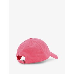 Cotton baseball hat with embroidered logo
