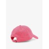 Cotton baseball hat with embroidered logo