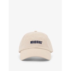 Cotton baseball hat with embroidered logo