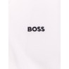 Cotton polo shirt with embroidered profiles