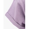 Sparkling cashmere and silk T-shirt
