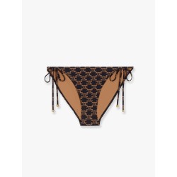 Bikini slip with Triomphe print
