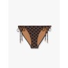 Bikini slip with Triomphe print