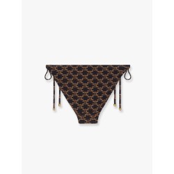 Bikini slip with Triomphe print